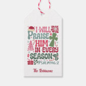 Christlich werde ich ihm Individuelle Name Weihnac Geschenkanhänger (Vorderseite)