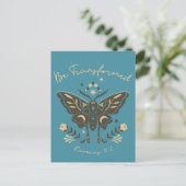 Christlich werden Boho Butterfly Verse transformie Postkarte (Stehend Vorderseite)