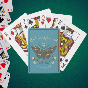 Christlich werden Römer 12:2 Boho Spielkarten