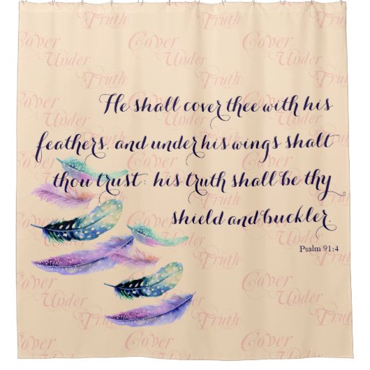 CHRISTLICH WIRD ER SIE ABDECKEN DUSCHVORHANG (Vorderseite)