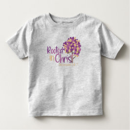 Christlich wurzelt in Christ Kolossians 2:7 Name h Kleinkind T-shirt