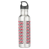 Christlich YESHUA JESUS Edelstahlflasche (Rückseite)