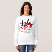 Christlich YESHUA JESUS Sweatshirt (Vorne ganz)