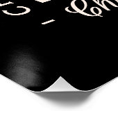 Christlich zitiert nur ein Mädchen, das Jesus schw Poster (Ecke)