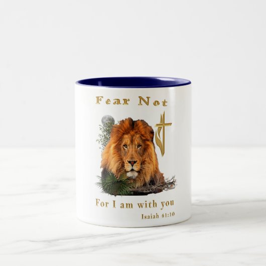 Christlich Zweifarbige Tasse (Mittel)