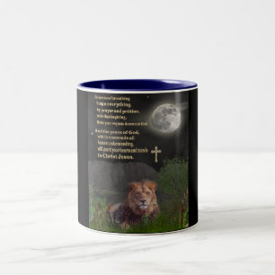 christlich zweifarbige tasse