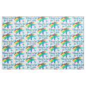 CHRISTLICHE 70. GEBURTSTAGSKRÄFE UND REGENBOWS STOFF (Fat Quarter (45,7 x 55,9 cm))