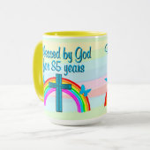CHRISTLICHE 85. BIRTHDAY SESSINGS TASSE (Vorderseite Links)