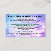 Christliche ABCs of Salvation Inspirational Bible Visitenkarte (Vorderseite)