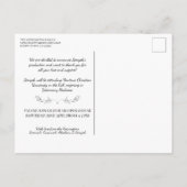 Christliche Abschluss Bibel Verse | Kopfbrett Postkarte (Rückseite)