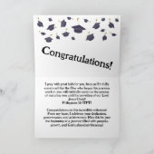 Christliche Abschluss-Karte Karte (Innenseite)