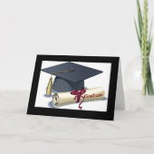 Christliche Abschluss-Karte Karte (Vorderseite)