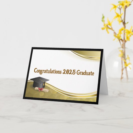 Christliche Abschluss-Karte Karte (Gelbe Blume)