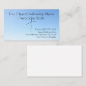 Christliche Abstrakte Blaue Himmel Visitenkarte (Vorne/Hinten)