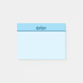 Christliche AMEN Sticky Notepad Blaue Typologie Ar Post-it Klebezettel (Vorderseite)