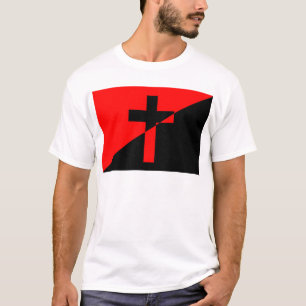 Christliche Anarchistenflagge T-Shirt