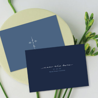 Christliche Anfangsbuchstaben Kreuz Handlettering  Save The Date