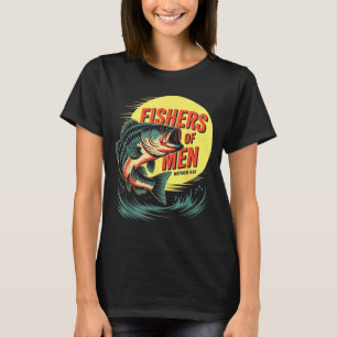 Christliche Angler Fischer der Menschen Matthäus 4 T-Shirt