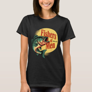 Christliche Angler Fischer von Menschen Matthäus 4 T-Shirt