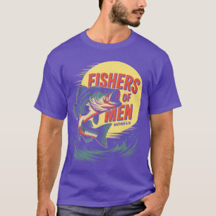 Christliche Angler Fischer von Menschen Matthäus 4 T-Shirt