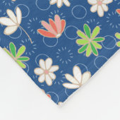 Christliche Angst nicht blaues Zittern Blumenmuste Fleecedecke (Ecke)