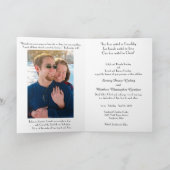 Christliche Ankündigung/Einladung einer Hochzeit Einladung (Innenseite)