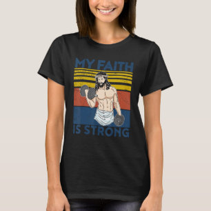 Christliche Athleten Kleidung Workout Gym Glauben  T-Shirt