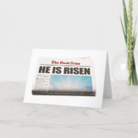 Christliche Auferstehungskarte