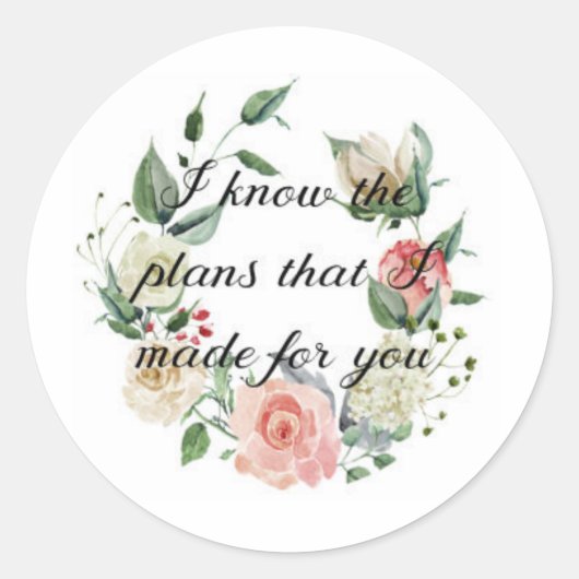 Christliche Aufkleber für den Bibelversen für Frau (Vorderseite)