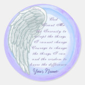 Christliche Aufkleber im Stille (Vorderseite)