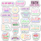 Christliche Aufkleber/Umschlag Aufkleber (Vorderseite)