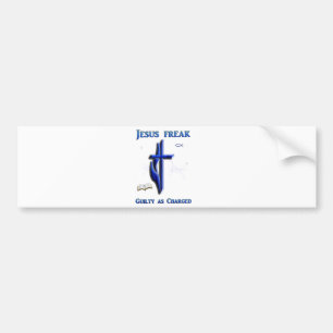 Christliche Autoaufkleber Jesus freak