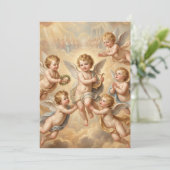Christliche Babys im Himmel Dankeskarte (Stehend Vorderseite)