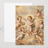 Christliche Babys im Himmel Dankeskarte (Vorne/Hinten)