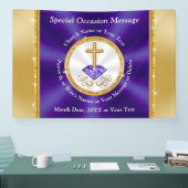 Christliche Banner für kirchliche oder sonstige Er (Messe)