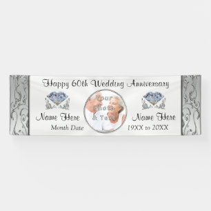 Christliche Banner zum 60. Hochzeitstag