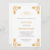 CHRISTLICHE BAPTISMITTELEINLADUNG EINLADUNG (Vorne/Hinten)