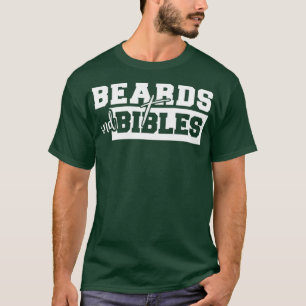 Christliche Bärten und Bibeln kreuzen Jesus T-Shirt