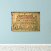 Christliche Basilika, Mosaikbelag, römische Epoche Leinwanddruck (Insitu (Holzboden))