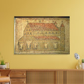 Christliche Basilika, Mosaikbelag, römische Epoche Leinwanddruck (Insitu (Wohnzimmer))