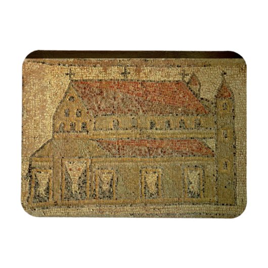 Christliche Basilika, Mosaikbelag, römische Epoche Magnet (Horizontal)