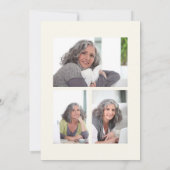 Christliche Beerdigung Cowgirl Boot & Rose | 4 FOT Einladung (Rückseite)