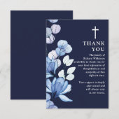 Christliche Beerdigung der Beerdigung des Lebens d Dankeskarte (Vorne/Hinten)