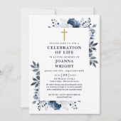 Christliche Beerdigung der Beerdigung des Lebens d Einladung (Vorderseite)