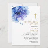 Christliche Beerdigung der Beerdigung des Lebens d Einladung (Vorderseite)