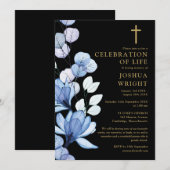 Christliche Beerdigung der Beerdigung des Lebens d Einladung (Vorne/Hinten)