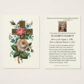 Christliche Beerdigungskarte (Vorne & Hinten)