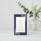 Christliche Beerdigungskarten Visitenkarte (Stehend Vorderseite)