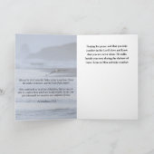 Christliche Beileid Bald Adler Grußkarte Karte (Innenseite)