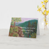 Christliche Beileid-Klippe Karte (Gelbe Blume)